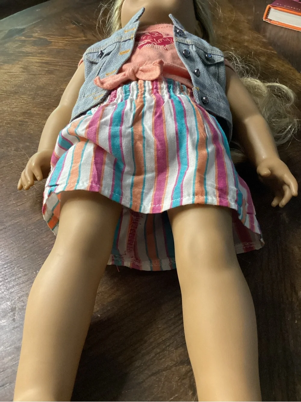 American Girl Doll Tenney w/ Doll Carrier Backpack